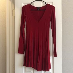 Gorgeous red cotton dress